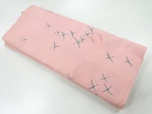 アンティーク　群鶴模様着物洗い張り